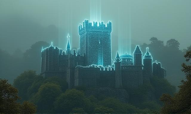 Virtuele reconstructie van vervallen kasteel